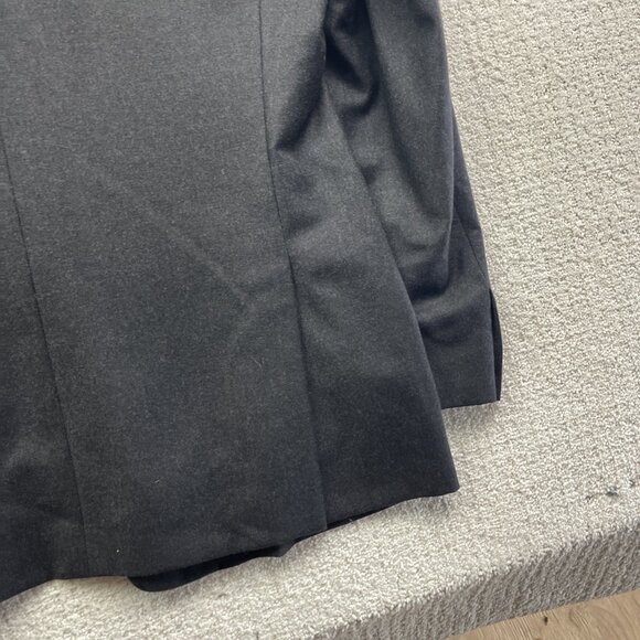 PAL ZILERI Blazer Mens 54R Dark Grey 100% Wool Super 100s Suit Jacket Italy Made - Picture 14 of 15